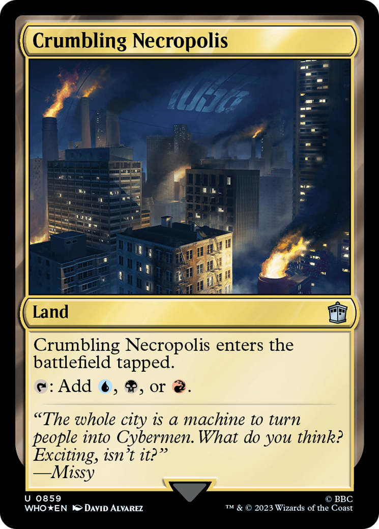 Crumbling Necropolis (Surge Foil) [Doctor Who] - Trinity Hobby