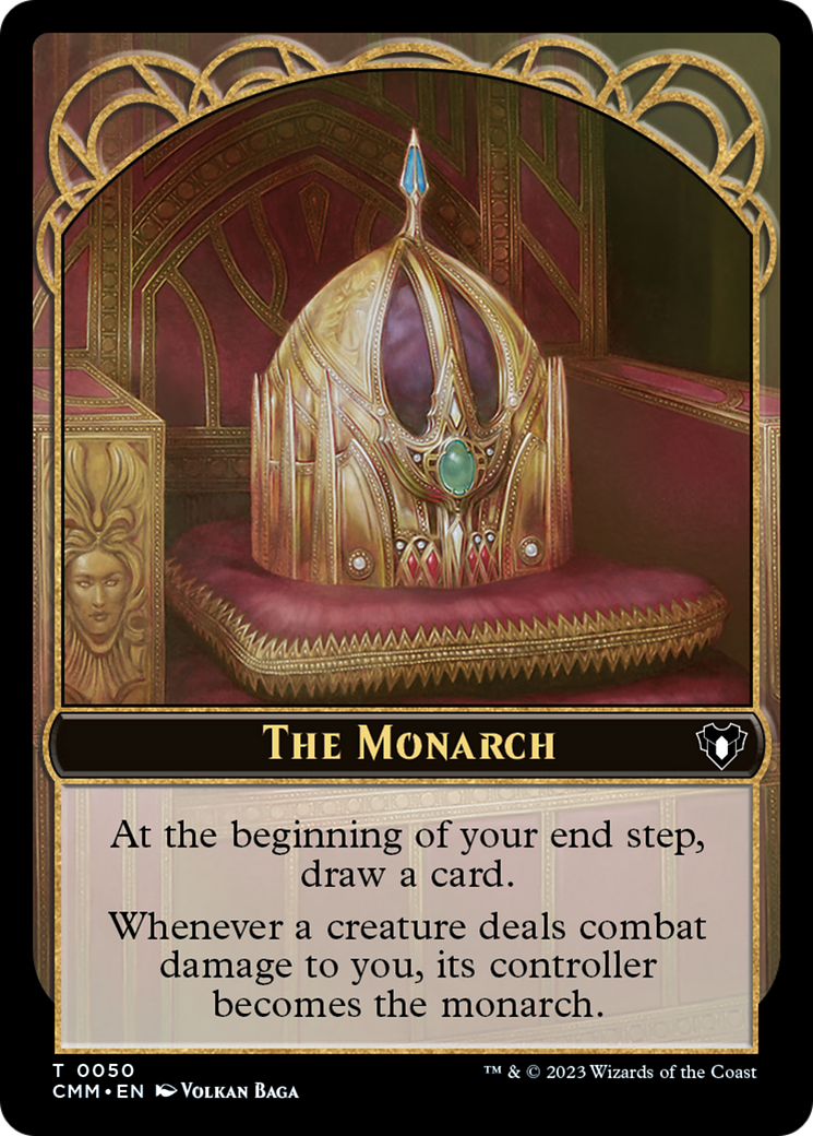 Copy (54) // The Monarch Double-Sided Token [Commander Masters Tokens] - Trinity Hobby