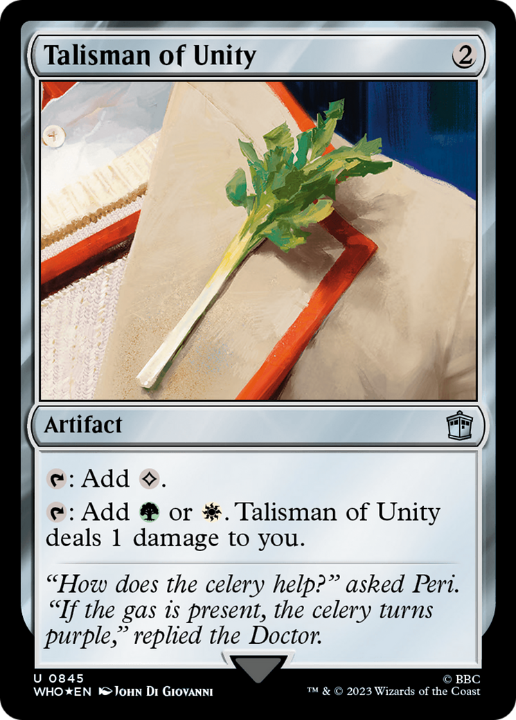 Talisman of Unity (Surge Foil) [Doctor Who] - Trinity Hobby