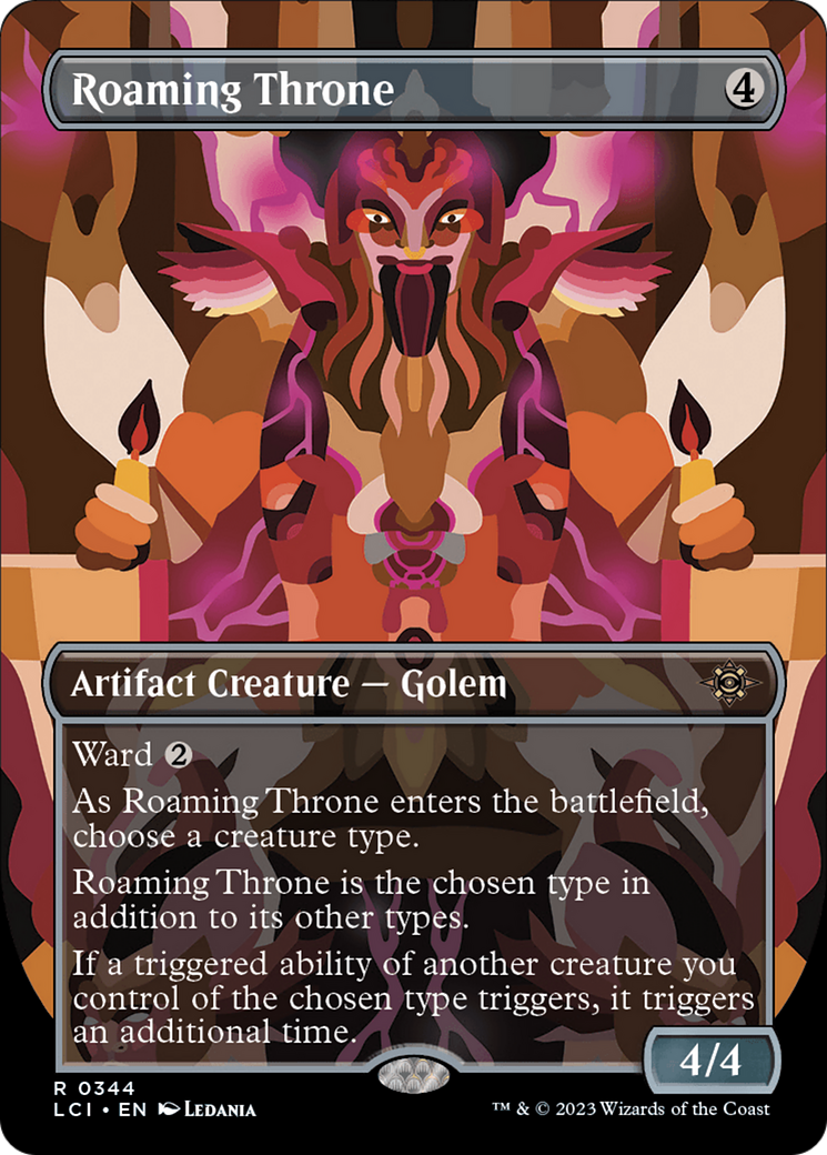 Roaming Throne (Borderless) [The Lost Caverns of Ixalan] - Trinity Hobby