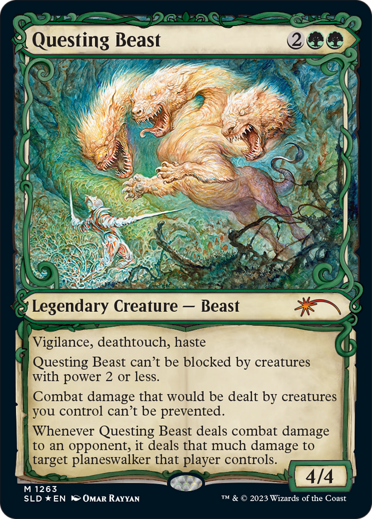 Questing Beast (Halo Foil) [Secret Lair Drop Series] - Trinity Hobby