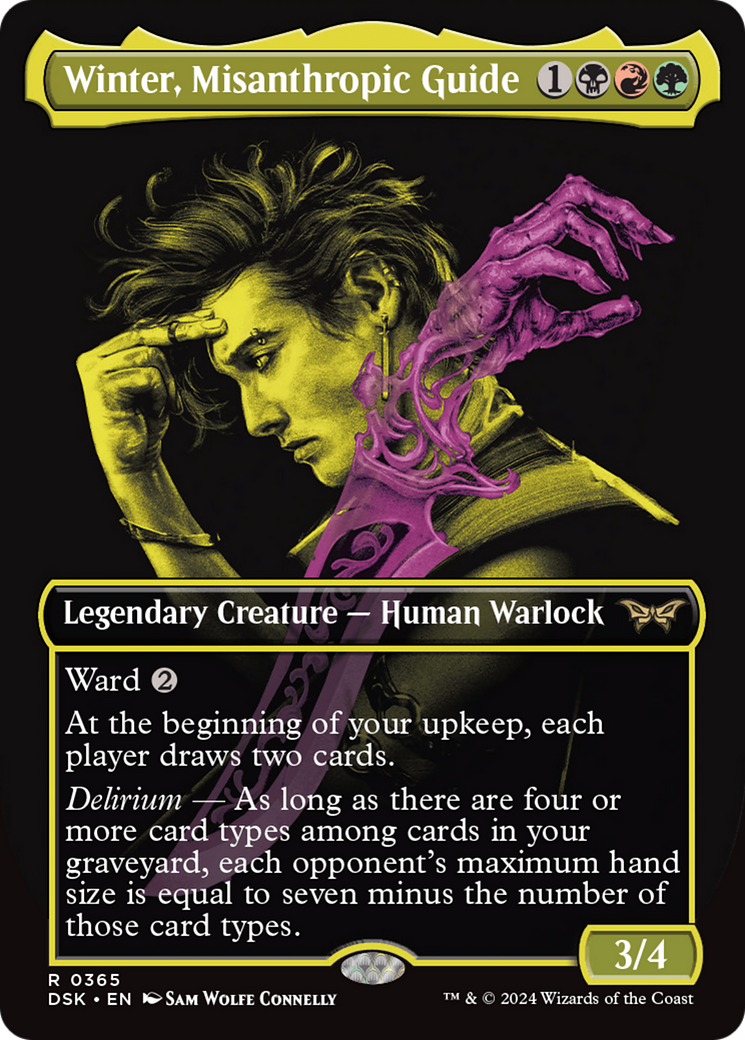 Winter, Misanthropic Guide (Showcase) [Duskmourn: House of Horror] - Trinity Hobby
