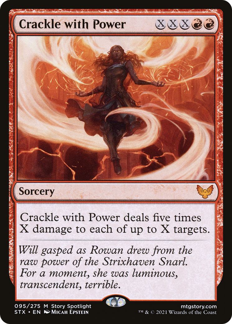 Crackle with Power [Strixhaven: School of Mages] - Trinity Hobby