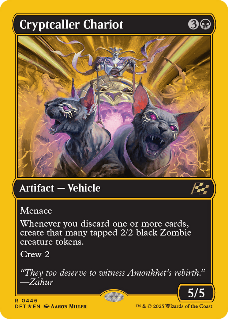 Cryptcaller Chariot (First-Place Foil) [Aetherdrift] - Trinity Hobby