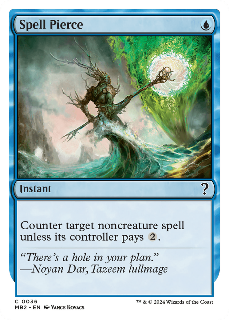 Spell Pierce (White Border) [Mystery Booster 2] - Trinity Hobby