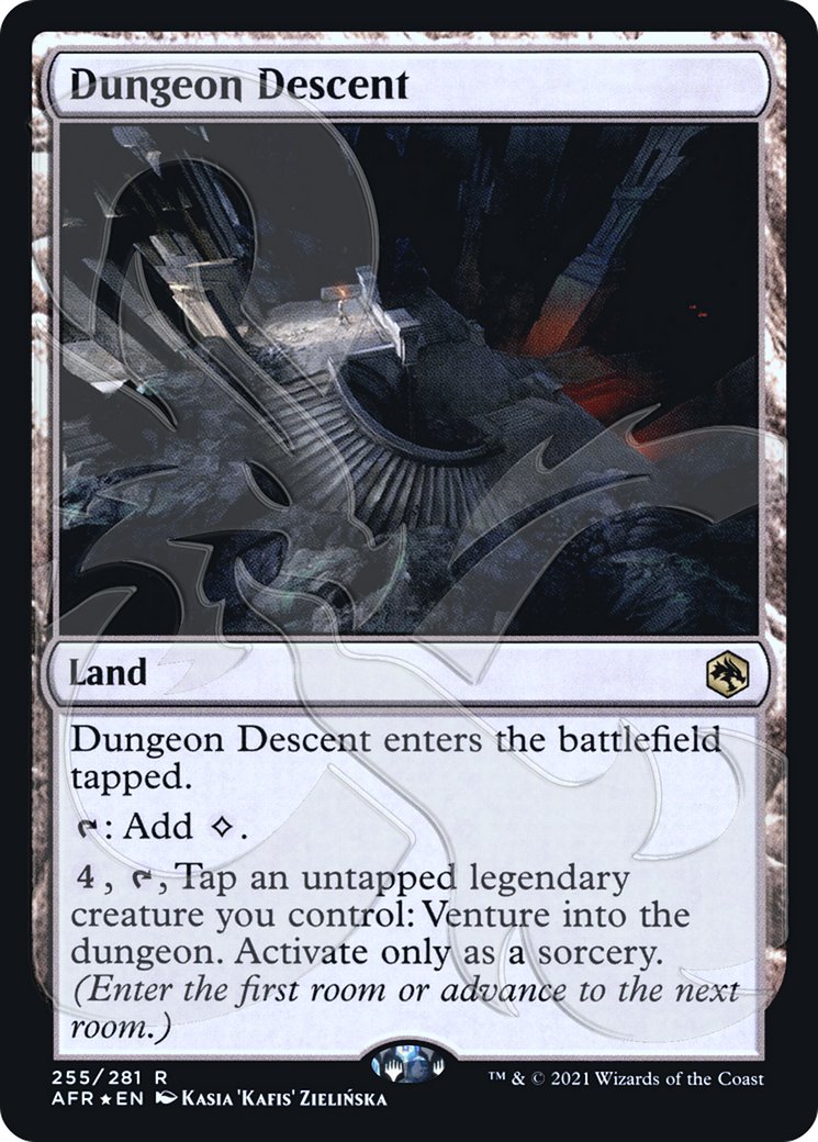 Dungeon Descent (Ampersand Promo) [Donjons &amp; Dragons : Aventures dans les Royaumes Oubliés Promos] 