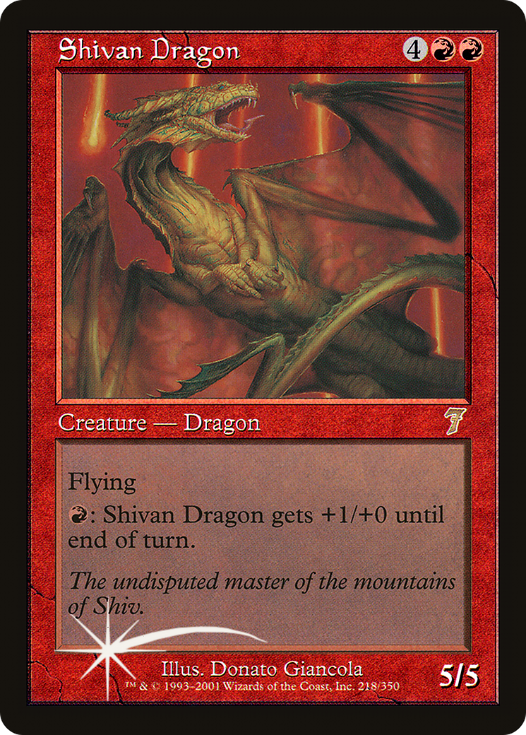 Shivan Dragon [Seventh Edition] - Trinity Hobby