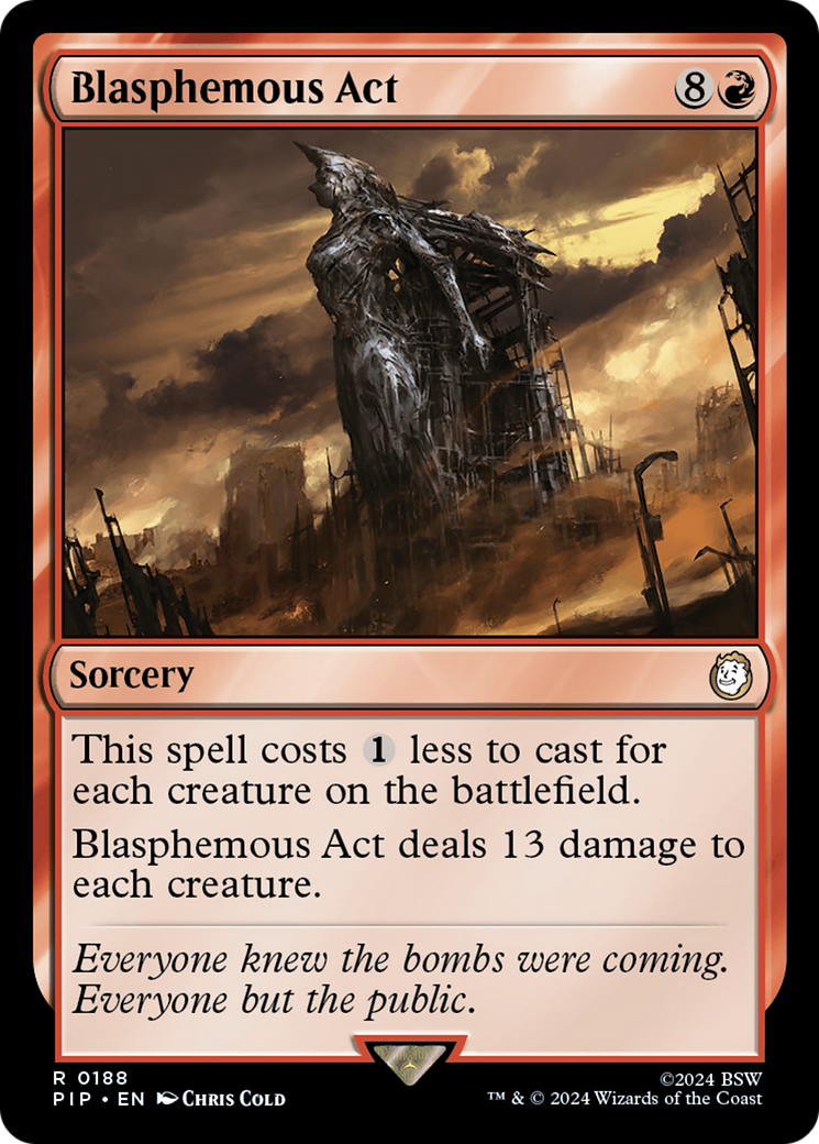 Blasphemous Act [Fallout] - Trinity Hobby