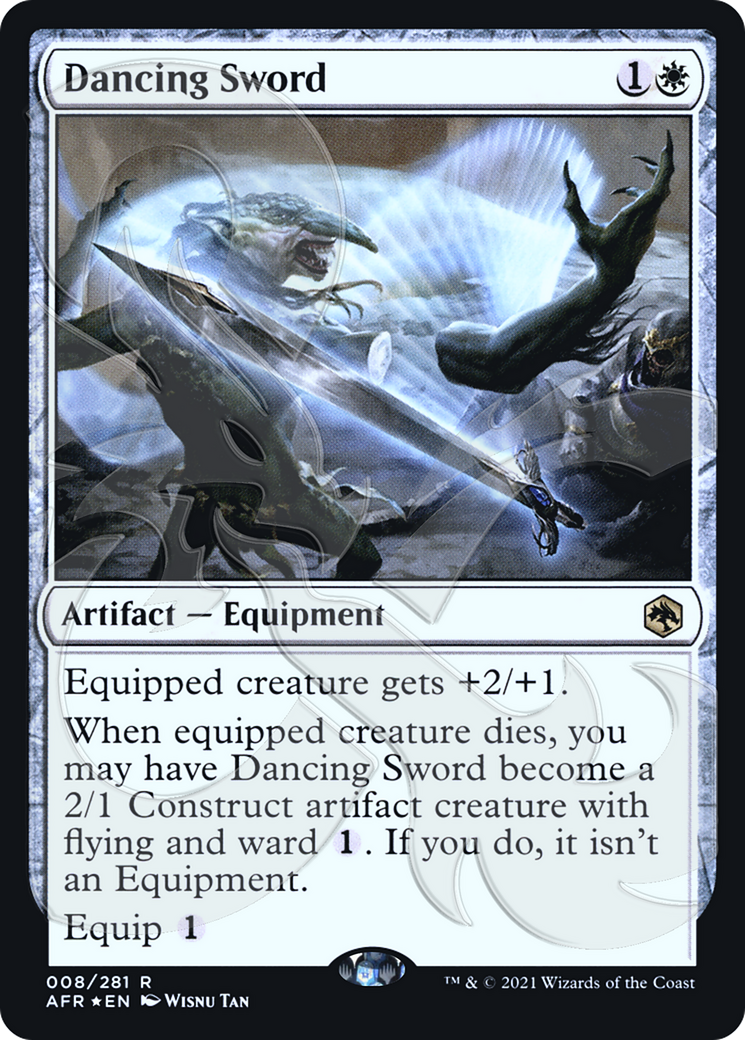 Dancing Sword (Ampersand Promo) [Dungeons & Dragons: Adventures in the Forgotten Realms Promos] - Trinity Hobby