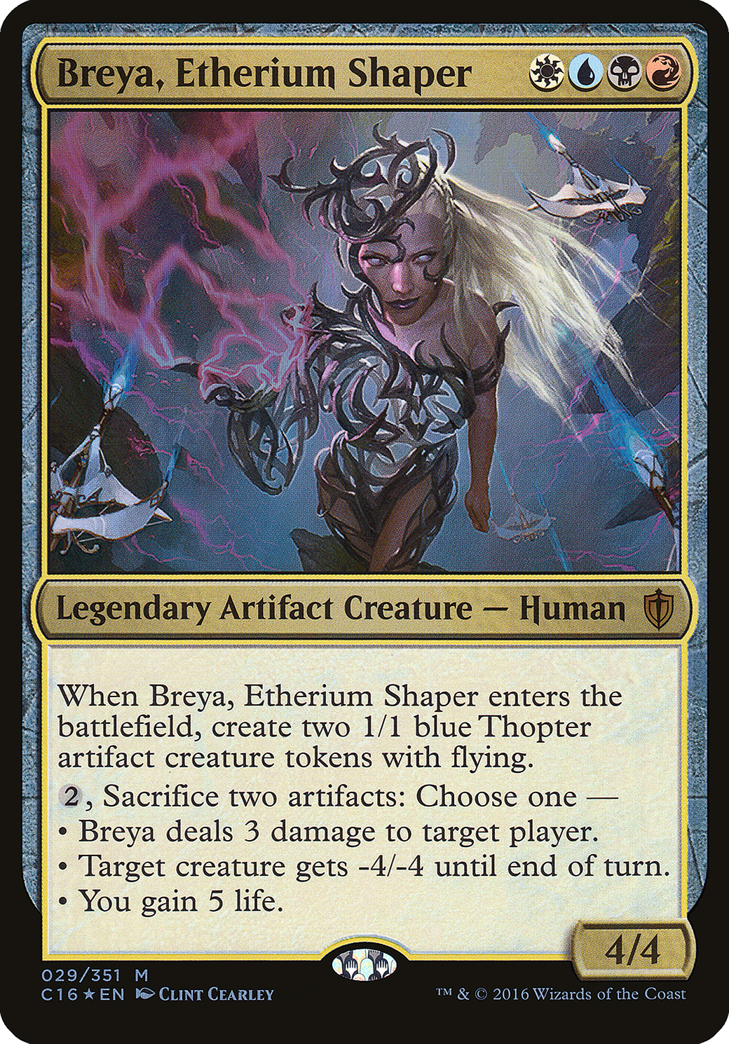 Breya, Etherium Shaper (Oversized) [Commander 2016 Oversized] - Trinity Hobby