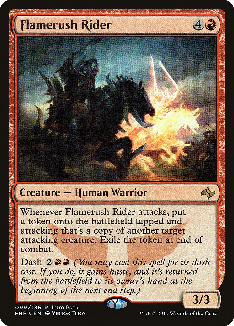Flamerush Rider (Pack d'introduction) [Promotions Fate Reforged] 