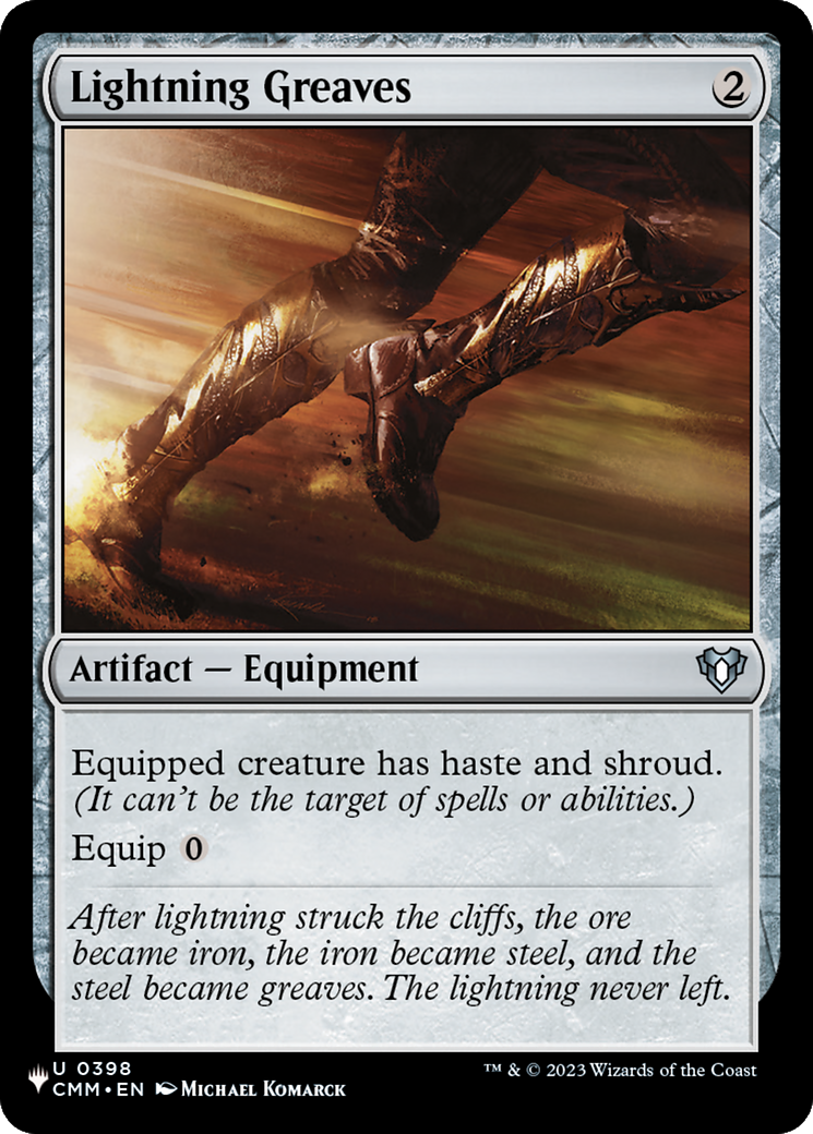 Lightning Greaves (CMM) [The List] - Trinity Hobby
