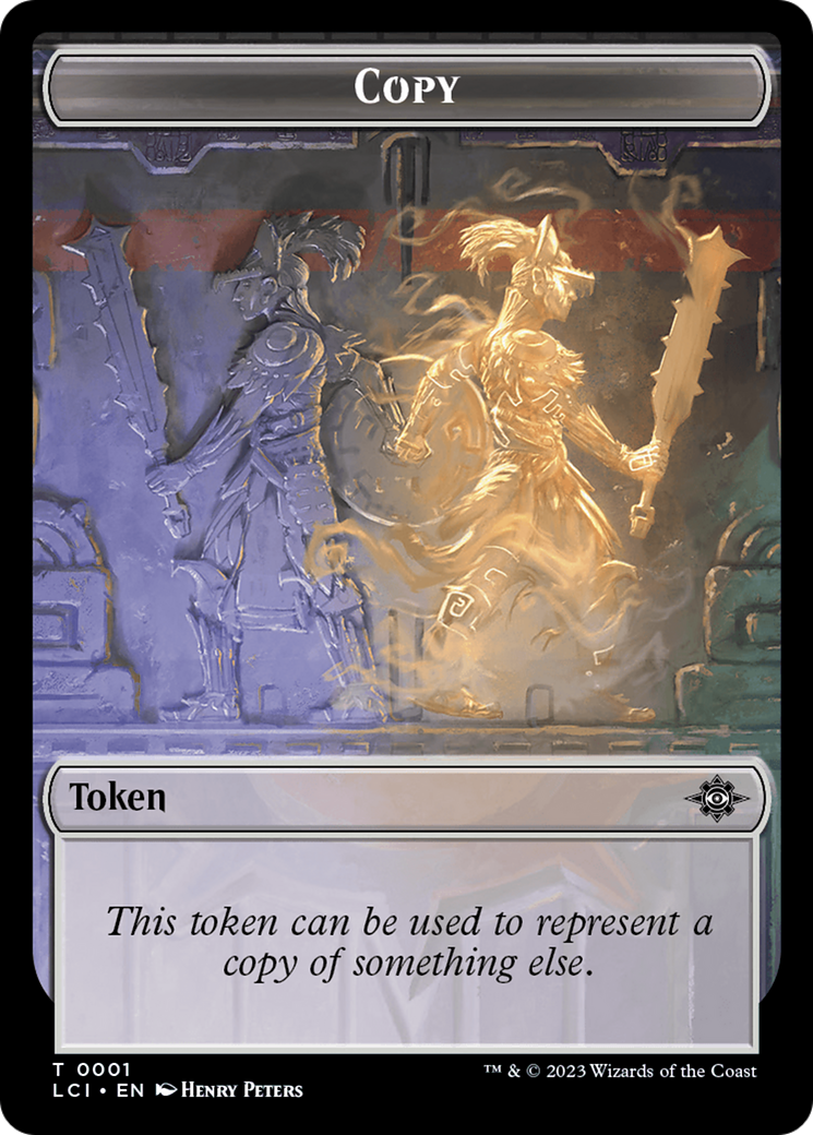 Copy // Angel Double-Sided Token [The Lost Caverns of Ixalan Tokens] - Trinity Hobby