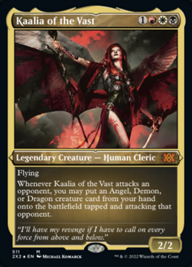 Kaalia of the Vast (Foil Etched) [Double Masters 2022] - Trinity Hobby