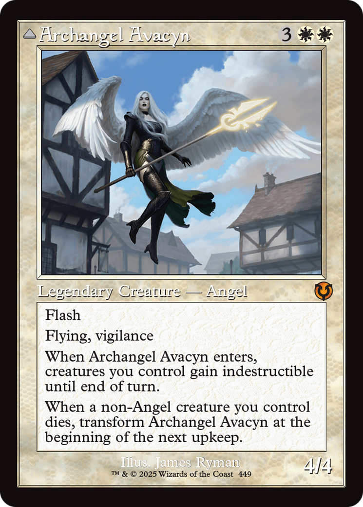 Archangel Avacyn // Avacyn, the Purifier (Retro Frame) [Innistrad Remastered] - Trinity Hobby