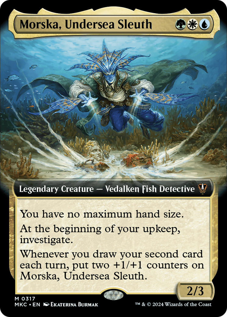 Morska, Undersea Sleuth (Extended Art) [Murders at Karlov Manor Commander] - Trinity Hobby