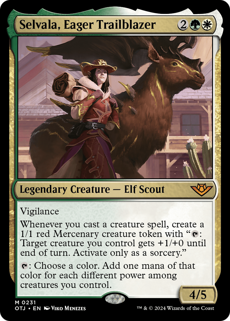 Selvala, Eager Trailblazer [Outlaws of Thunder Junction] - Trinity Hobby