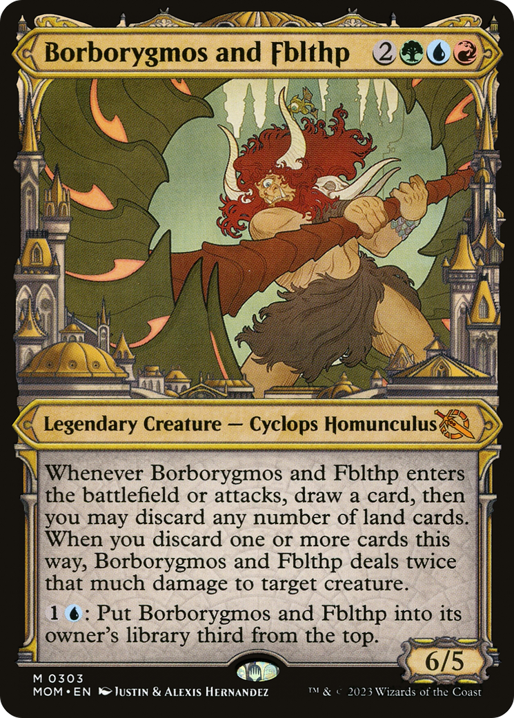 Borborygmos and Fblthp (Showcase Planar Booster Fun) [March of the Machine] - Trinity Hobby