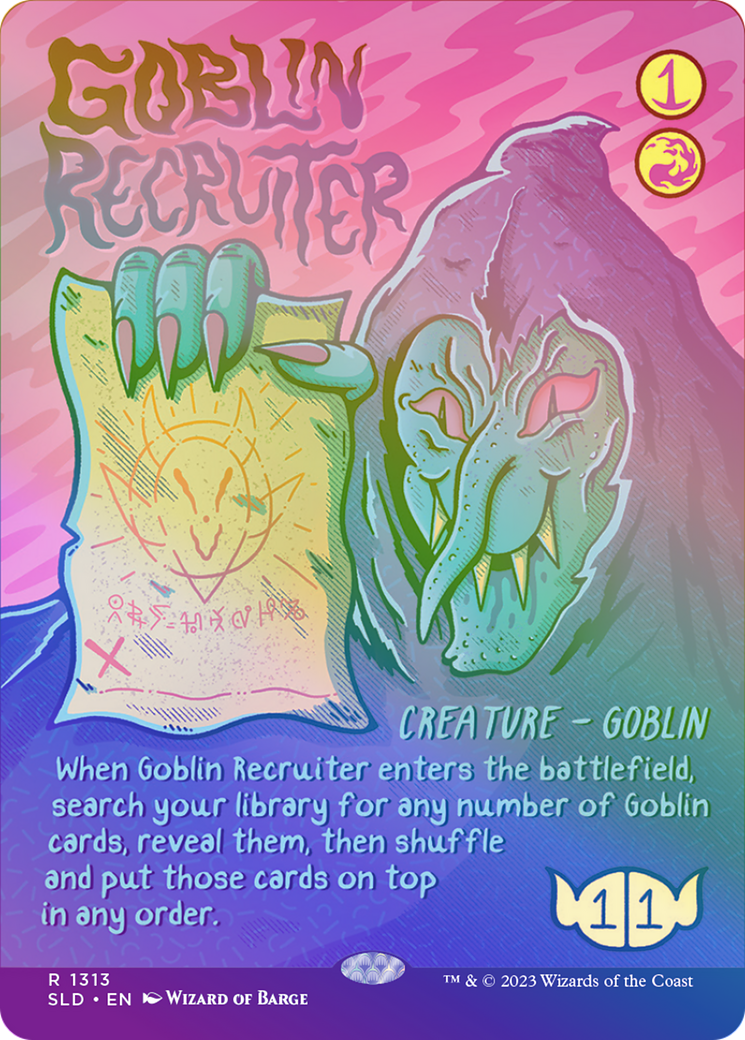 Goblin Recruiter (Rainbow Foil) [Secret Lair Drop Series] - Trinity Hobby