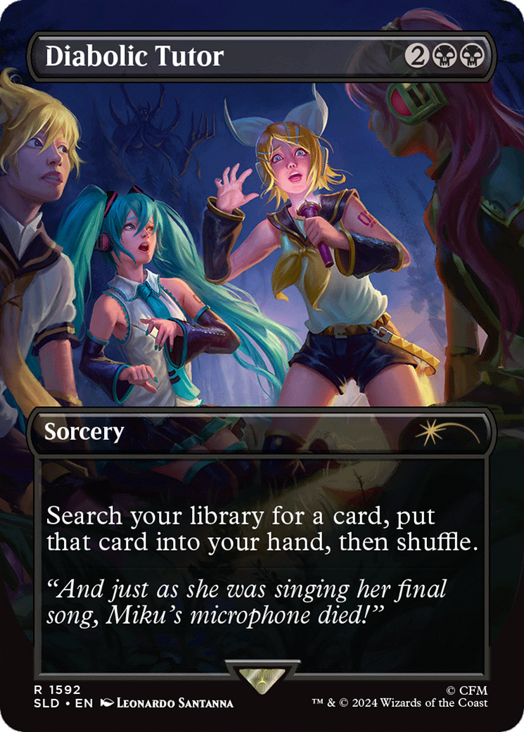 Diabolic Tutor (1592) [Secret Lair Drop Series] - Trinity Hobby
