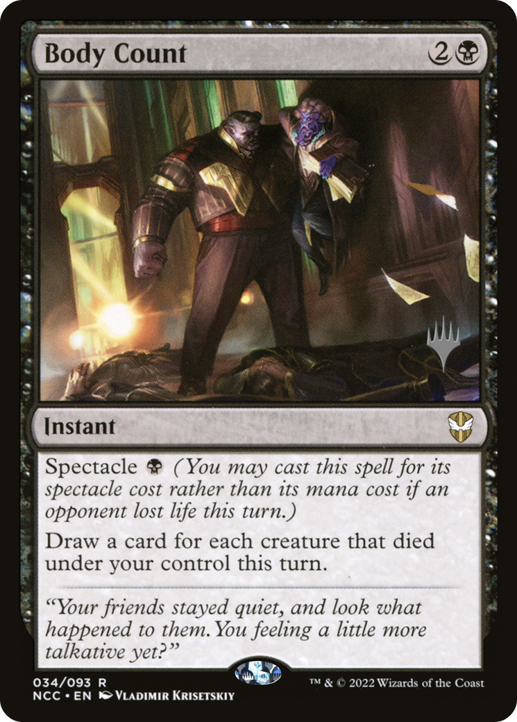 Body Count (Promo Pack) [Streets of New Capenna Commander Promos] - Trinity Hobby
