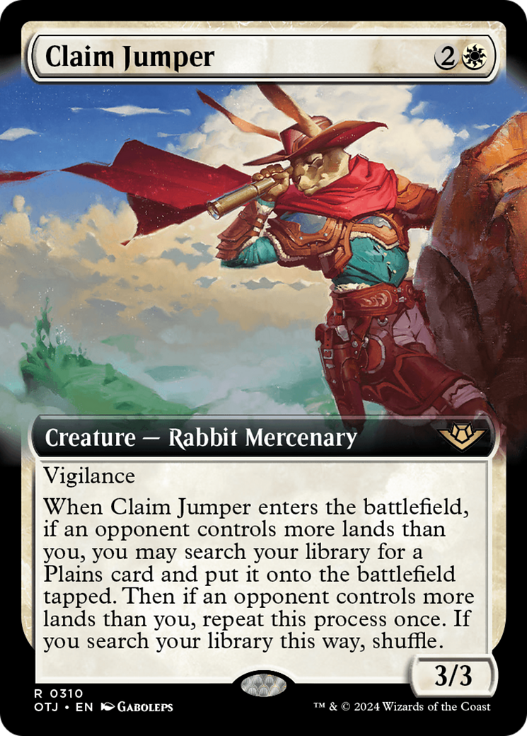 Claim Jumper (Extended Art) [Outlaws of Thunder Junction] - Trinity Hobby