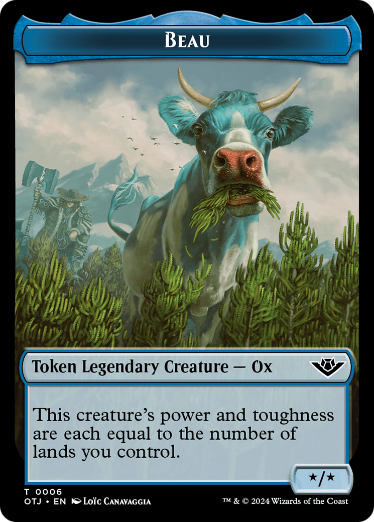 Beau Token [Outlaws of Thunder Junction Tokens] - Trinity Hobby