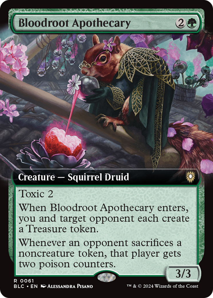 Bloodroot Apothecary (Extended Art) [Bloomburrow Commander] - Trinity Hobby