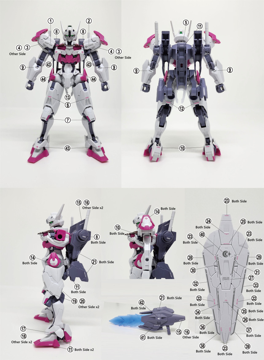 Delpi Decals HG LFRITH WATER DECAL (Normal) - Trinity Hobby