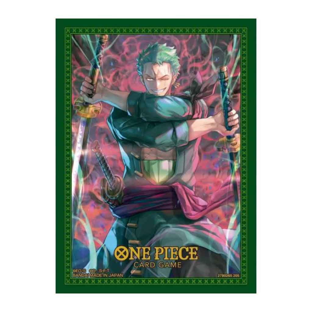ONE PIECE CG SLEEVES TCG+ SET 11 -  Zoro - Trinity Hobby