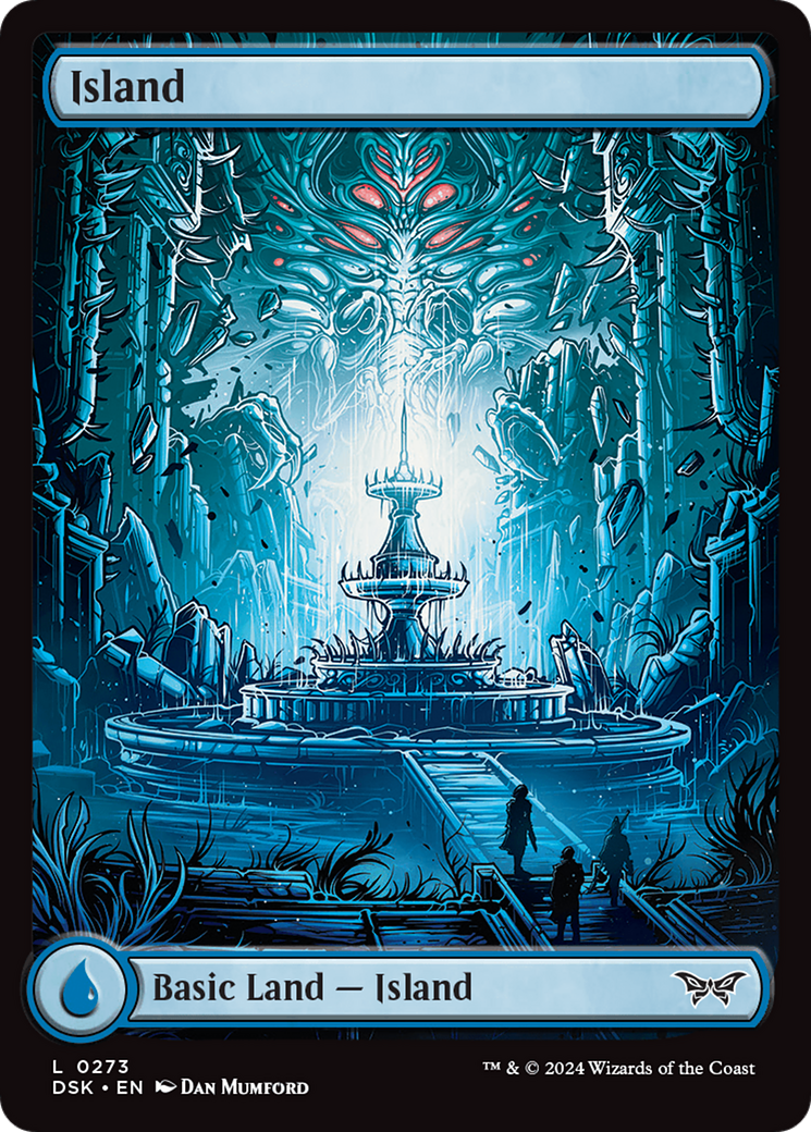Island (273) - Full Art [Duskmourn: House of Horror] - Trinity Hobby