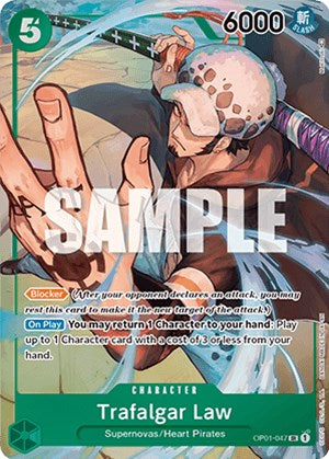 Trafalgar Law (047) (Parallel) (OP01-047) - [Romance Dawn] Foil - Trinity Hobby