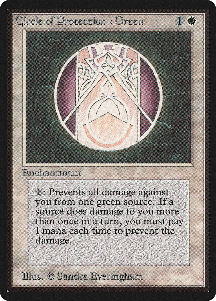 Circle of Protection: Green [Beta Edition] - Trinity Hobby