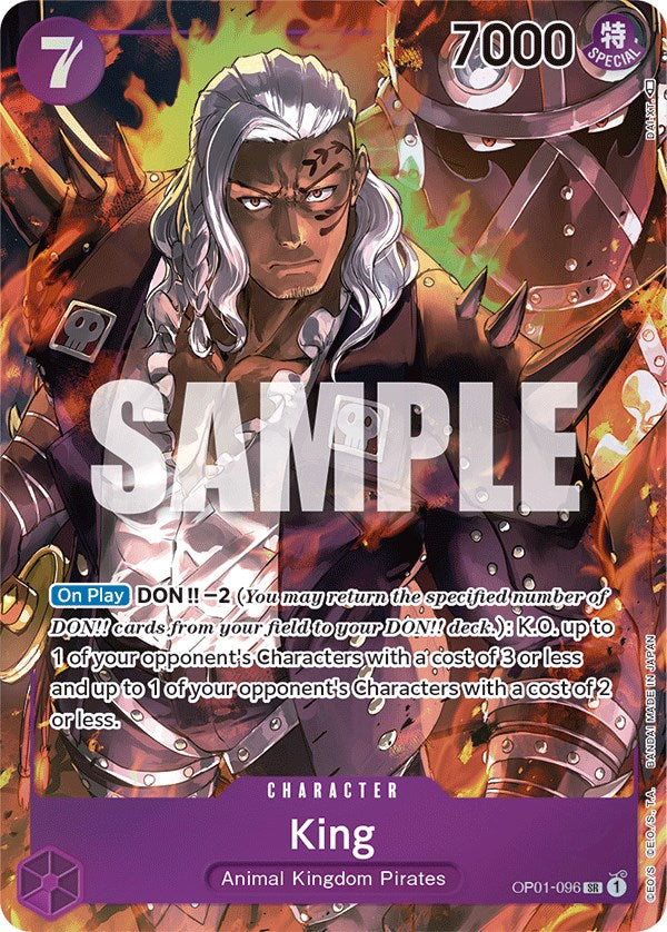 King (096) (Parallel) (OP01-096) - [Romance Dawn] Foil - Trinity Hobby