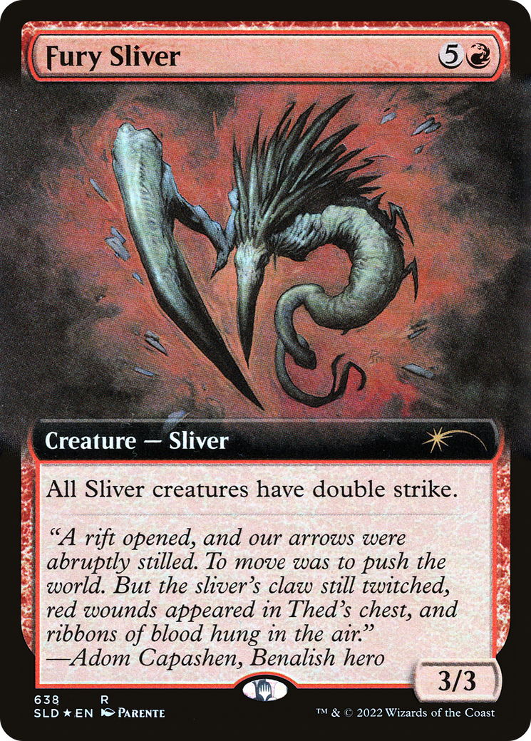 Fury Sliver (Extended Art) [Secret Lair Drop Promos] - Trinity Hobby