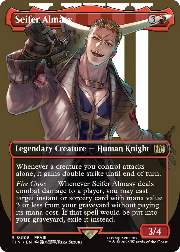 Seifer Almasy  [Foil]  (FIN-389) - [FINAL FANTASY] (Borderless) - Trinity Hobby