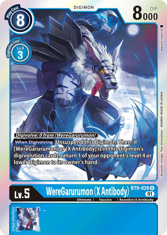 WereGarurumon (Anticorps X) [BT9-028] [Enregistrement X] 