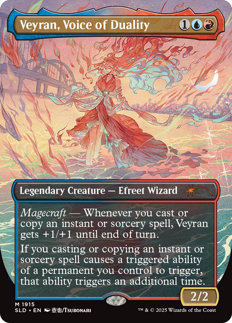 Veyran, Voice of Duality  [Foil]  (SLD-1915) - [Secret Lair Drop] (Borderless) - Trinity Hobby