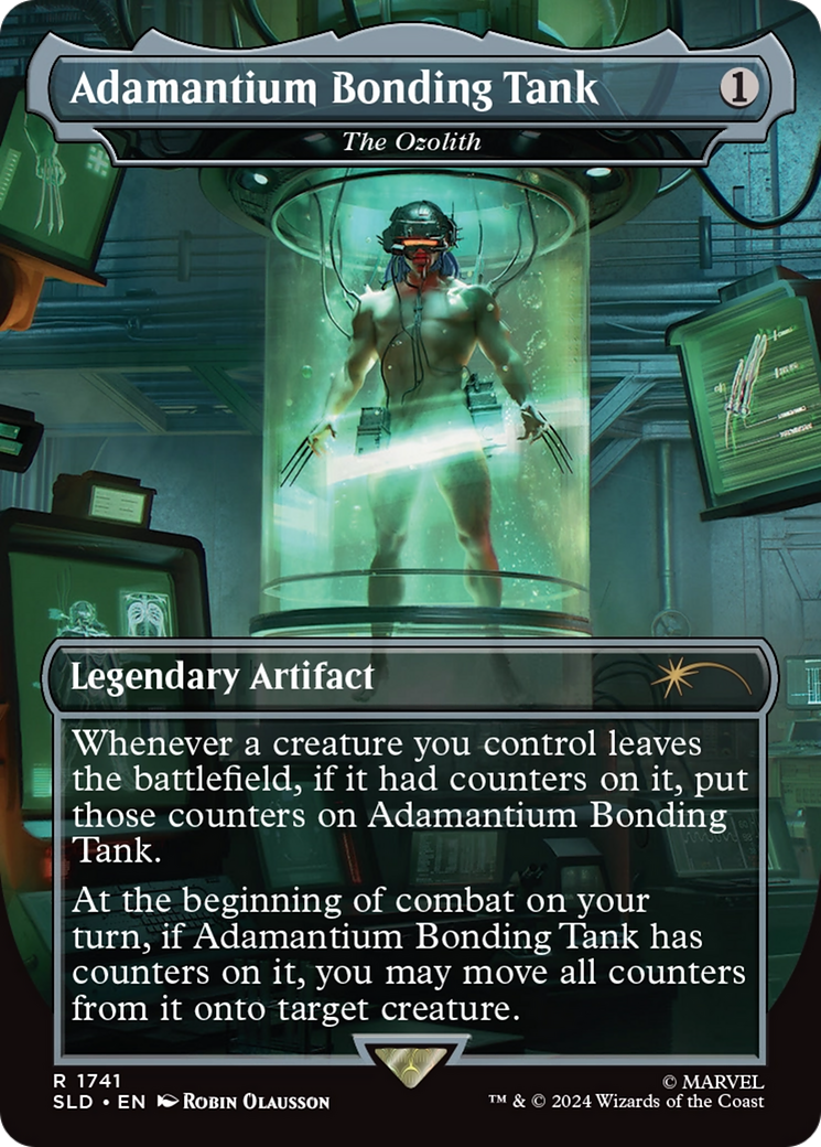 The Ozolith  [Foil]  (SLD-1741) - [Secret Lair Drop] / Adamantium Bonding Tank (Borderless) - Trinity Hobby
