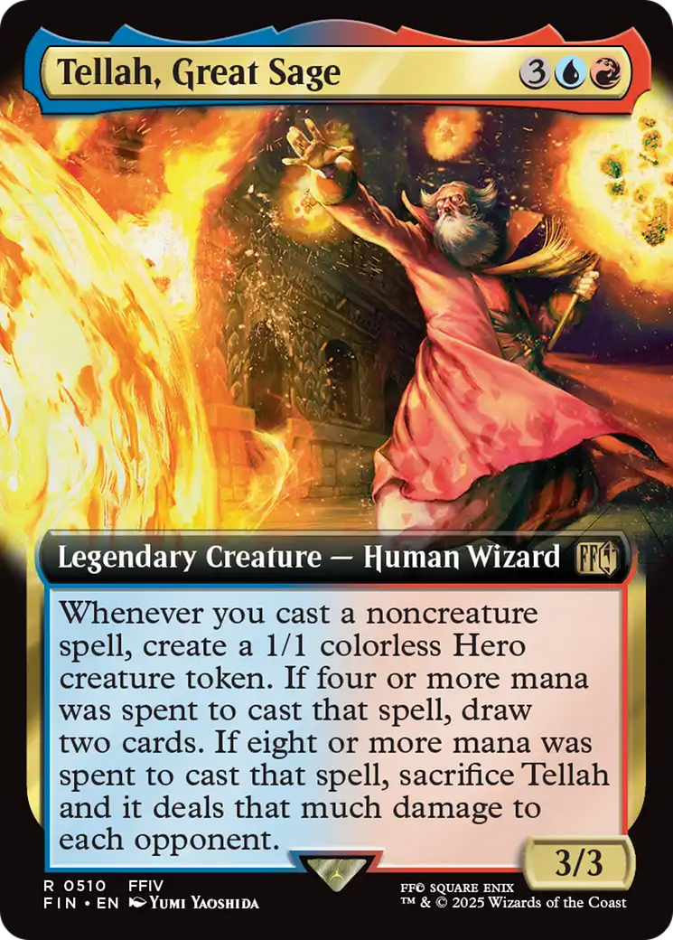 Tellah, Great Sage  (FIN-510) - [FINAL FANTASY]: (Extended Art) - Trinity Hobby