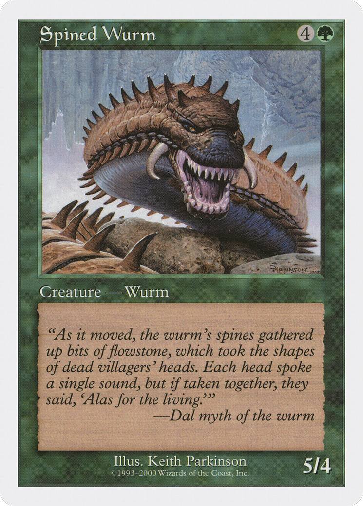 Spined Wurm [Media Promos] - Trinity Hobby