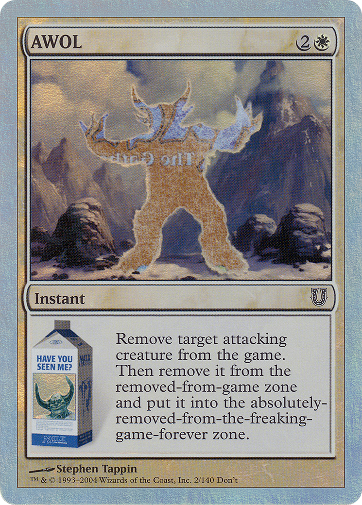 AWOL (Alternate Foil) [Unhinged] - Trinity Hobby