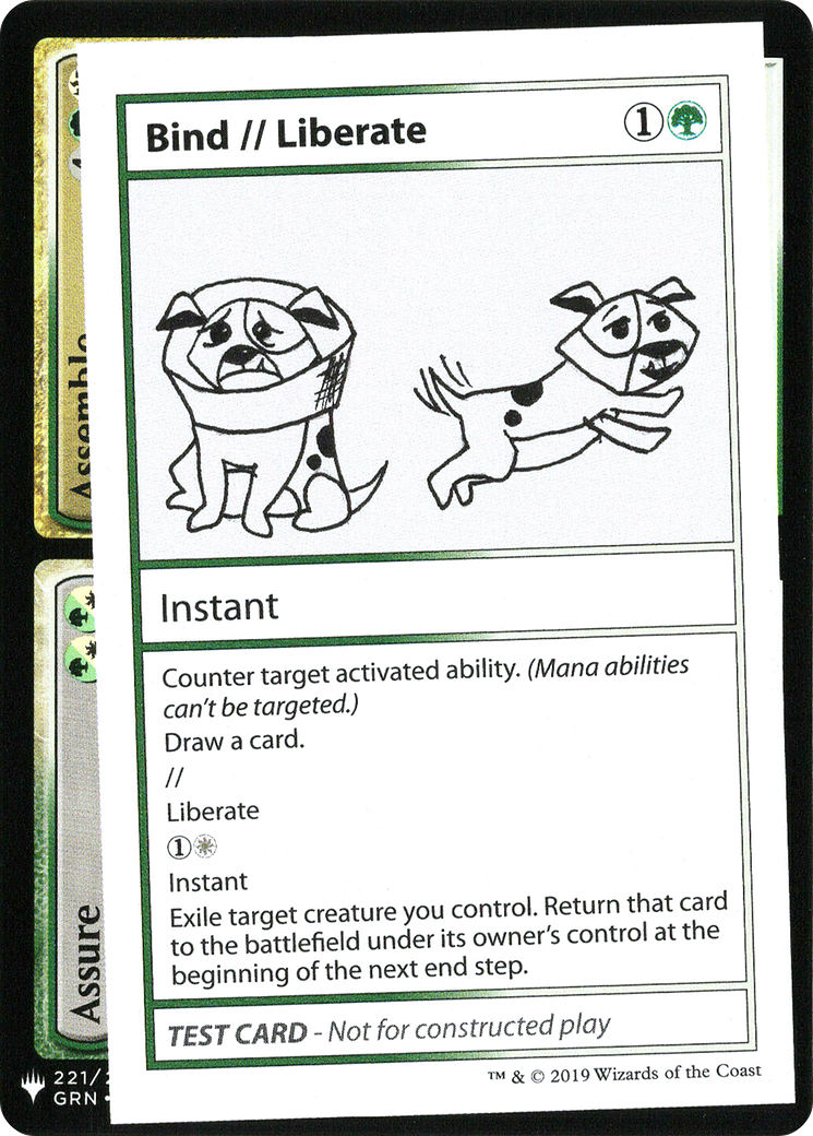 Bind // Liberate [Mystery Booster Playtest Cards] - Trinity Hobby
