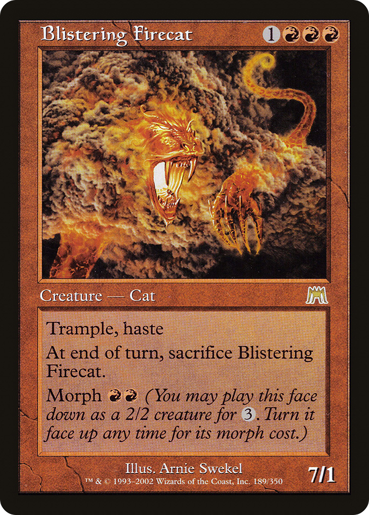 Blistering Firecat [Onslaught] - Trinity Hobby