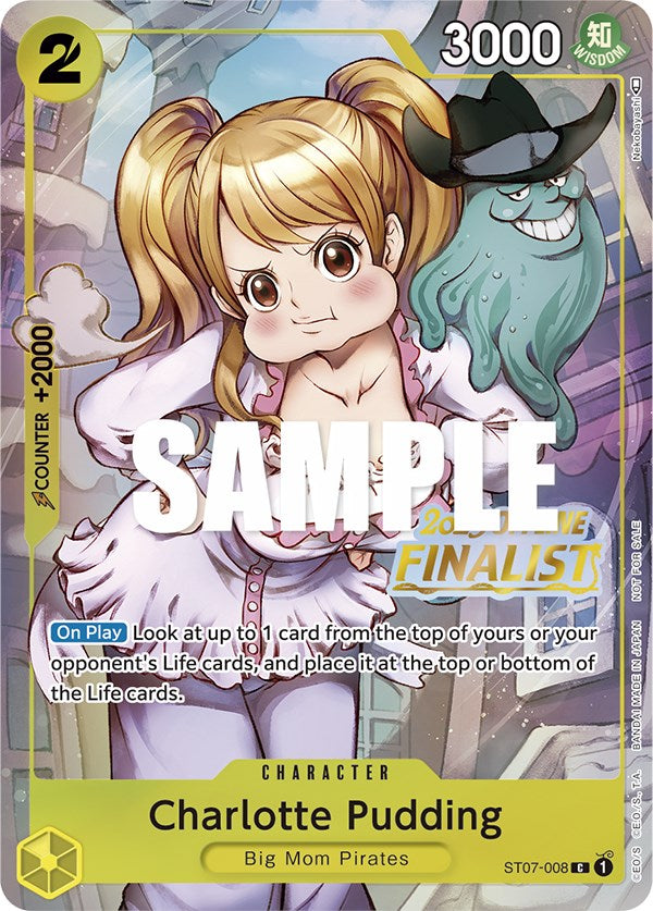 Charlotte Pudding (Offline Regional 2023) [Finalist] (ST07-008) - [One Piece Promotion Cards] Foil - Trinity Hobby