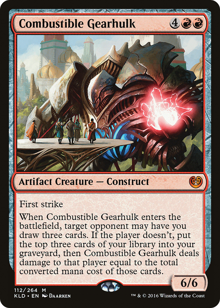 Combustible Gearhulk [Kaladesh] - Trinity Hobby