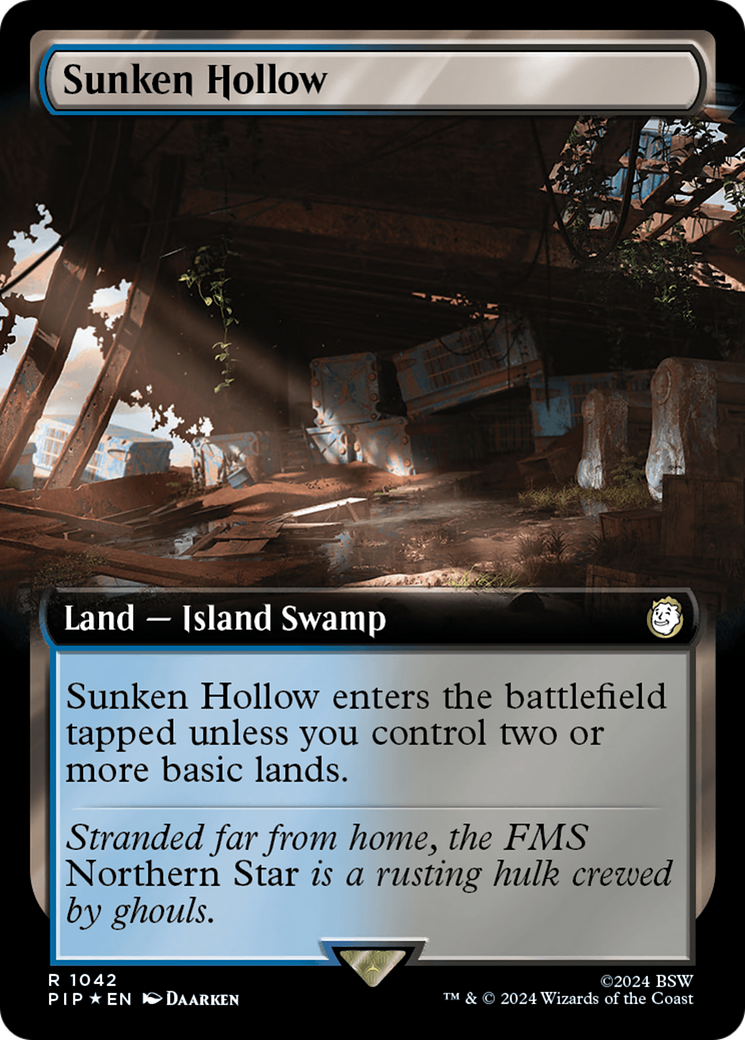 Sunken Hollow (Extended Art) (Surge Foil) [Fallout] - Trinity Hobby