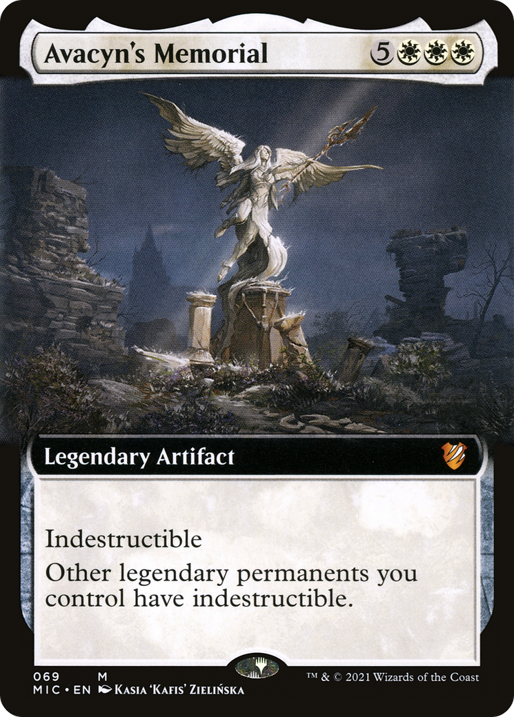 Avacyn's Memorial (Extended Art) [Innistrad: Midnight Hunt Commander] - Trinity Hobby