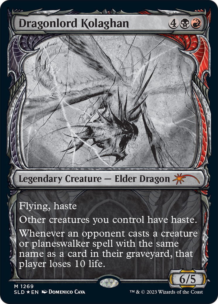 Dragonlord Kolaghan (Halo Foil) [Secret Lair Drop Series] - Trinity Hobby