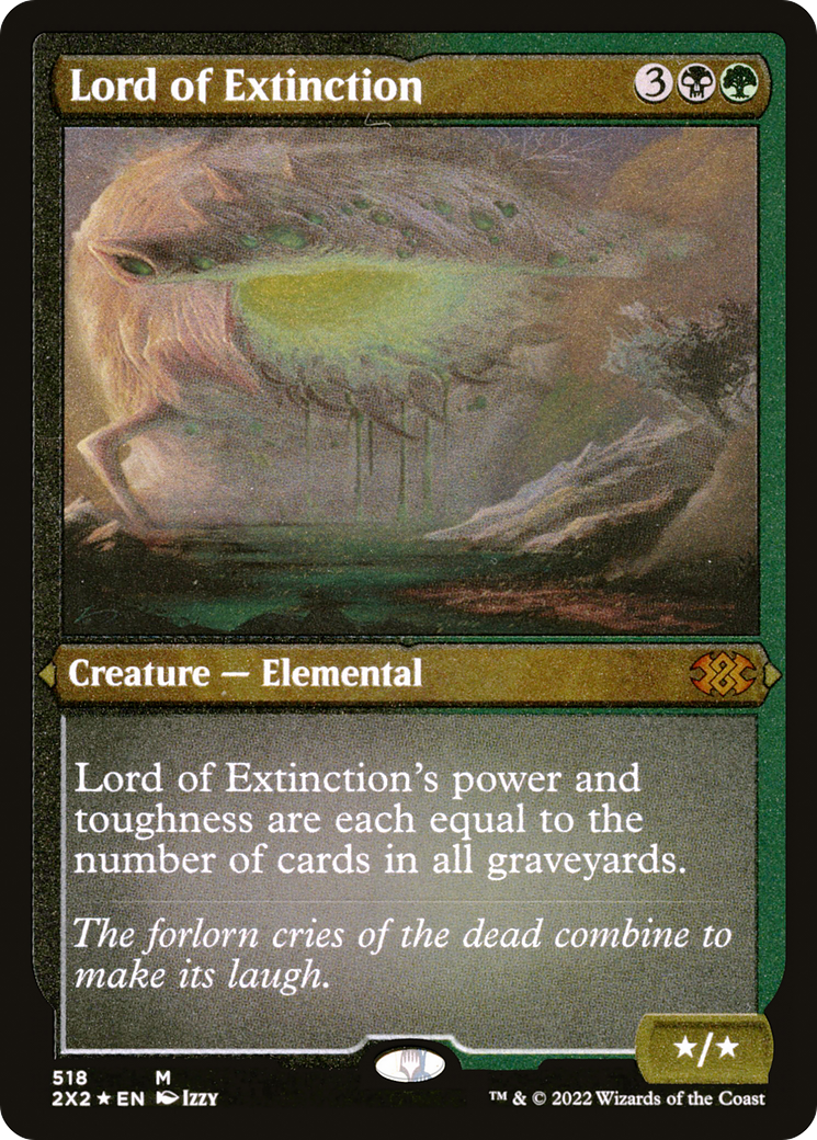 Lord of Extinction (Foil Etched)  [Foil]  (2X2-518) - [Double Masters 2022] - Trinity Hobby